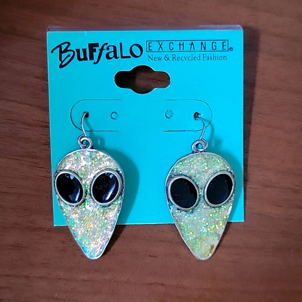 Outta This World Alien Earrings